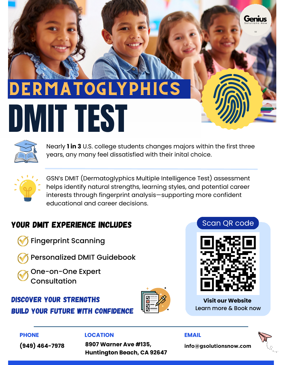DMIT Assessment flyer